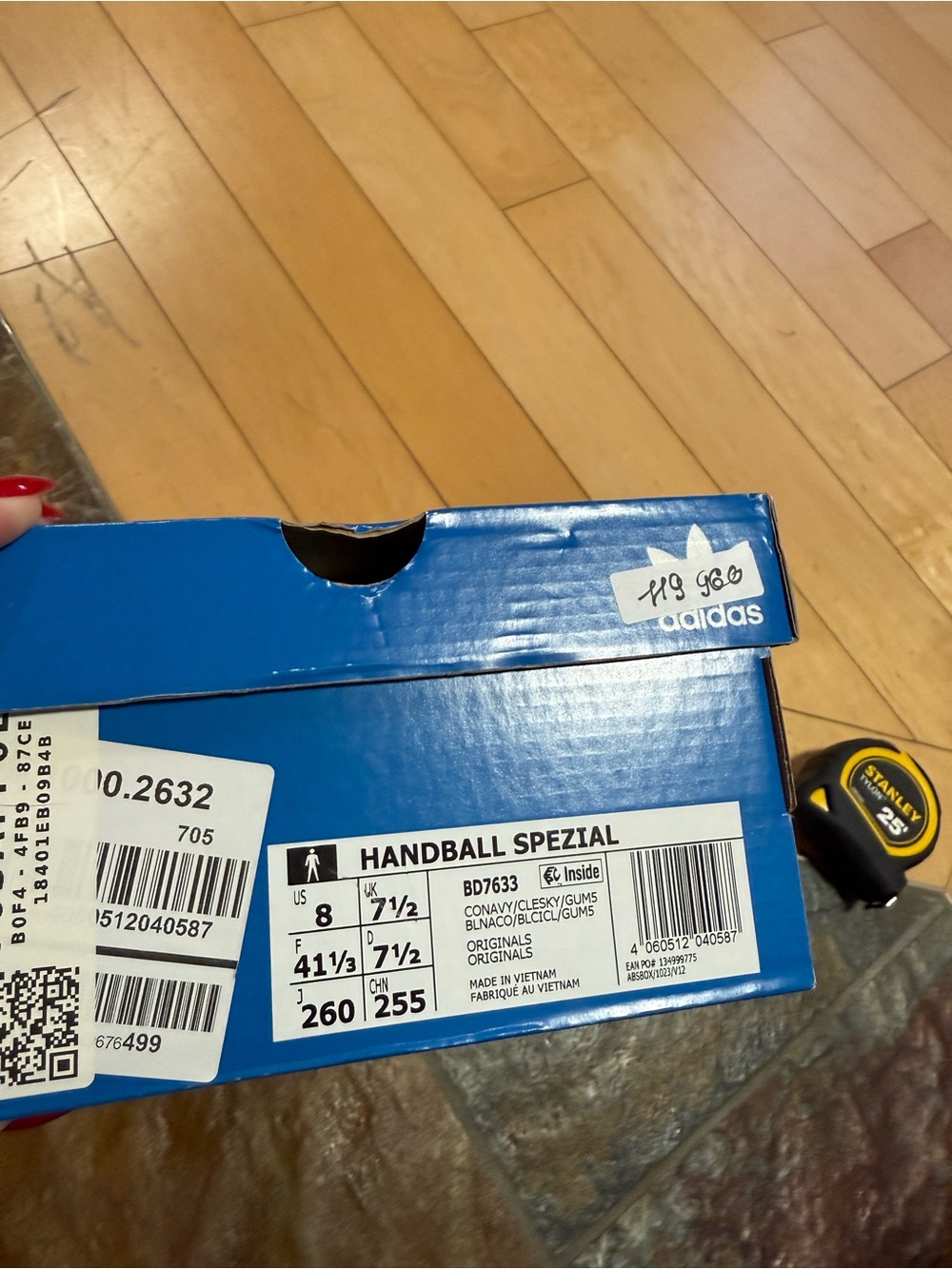 NIB Adidas Handball Spezial Navy 9.5 $130 - Picture 8 of 8